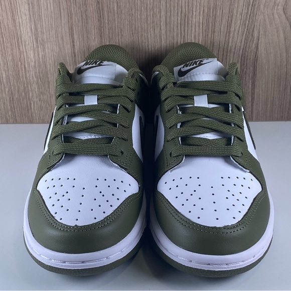 Nike Dunk Low White / Medium Olive DD1503-120 Women’s Size 5 - Picture 2 of 11